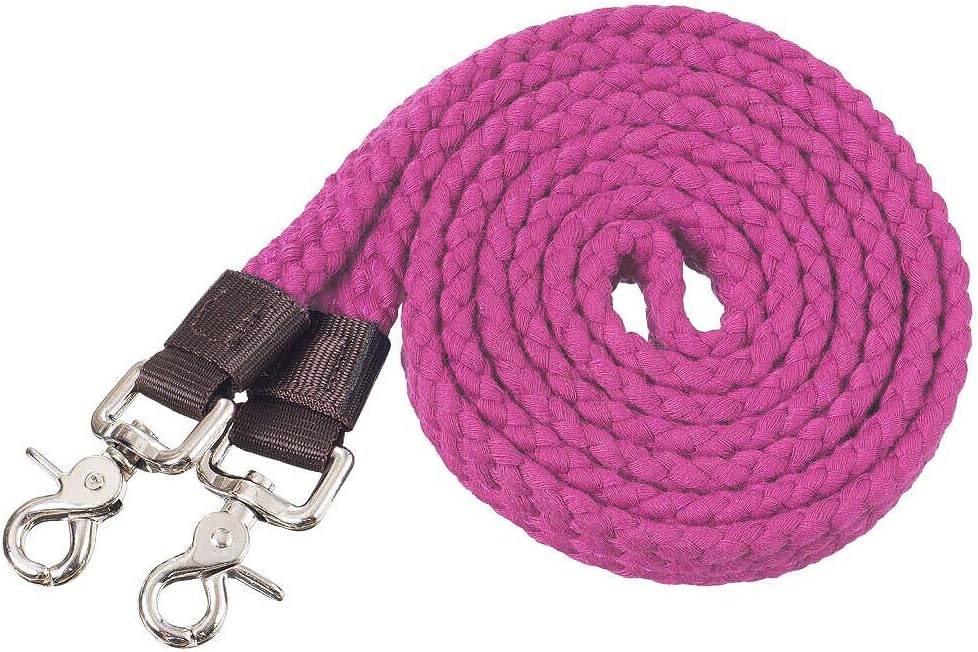 Tough 1 Flat Cotton Roping Reins 7ft
