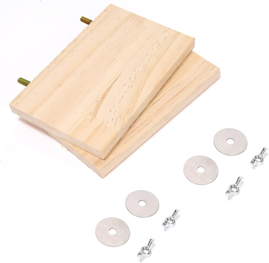 4Pcs Pet Wooden Platform Stand Rectangular Springboard Toy for Hamster