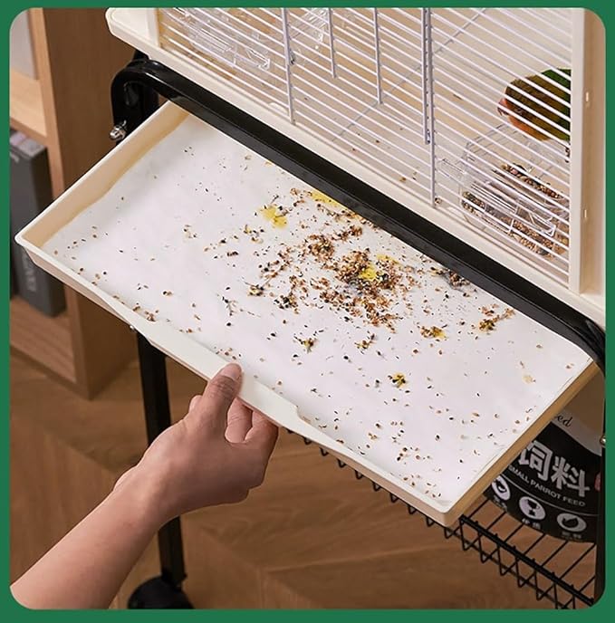 Firdnyohs 100PCS Bird Cage Liner Papers, Disposable Cage Paper Liners Precut - Image 6