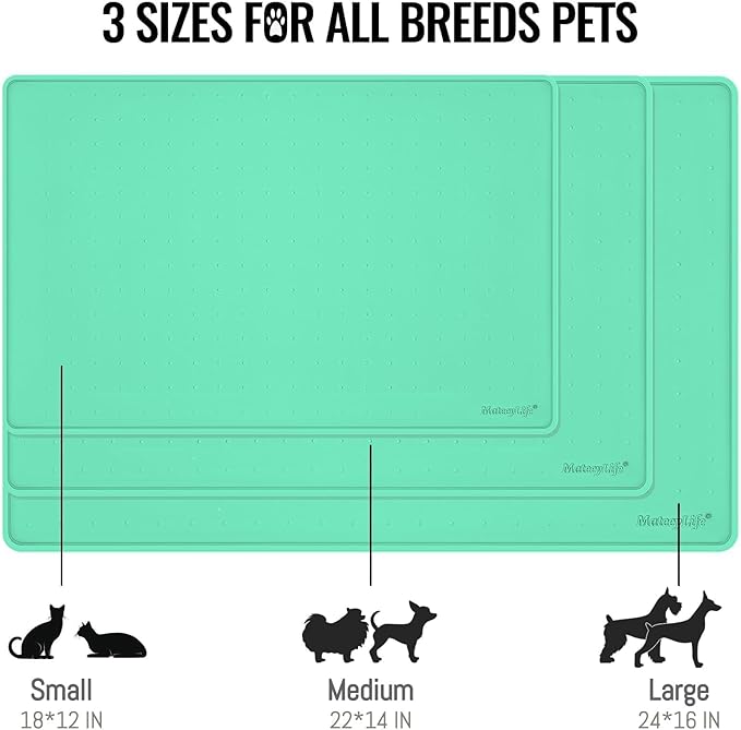 MateeyLife Dog & Cat Food Mat - Image 6