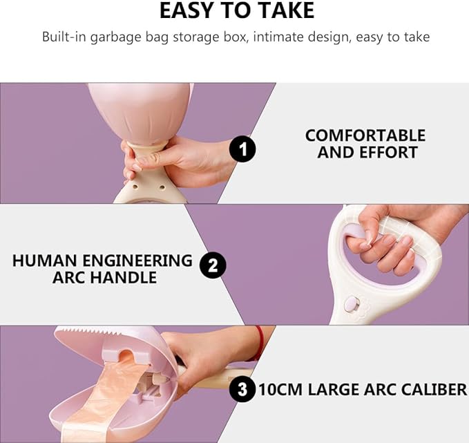 Luxshiny Dog Poop Scooper Poo Pickup Tool - Image 3