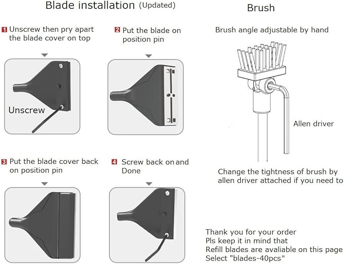 Aquarium Algae Scraper Cleaner Brush - Image 7