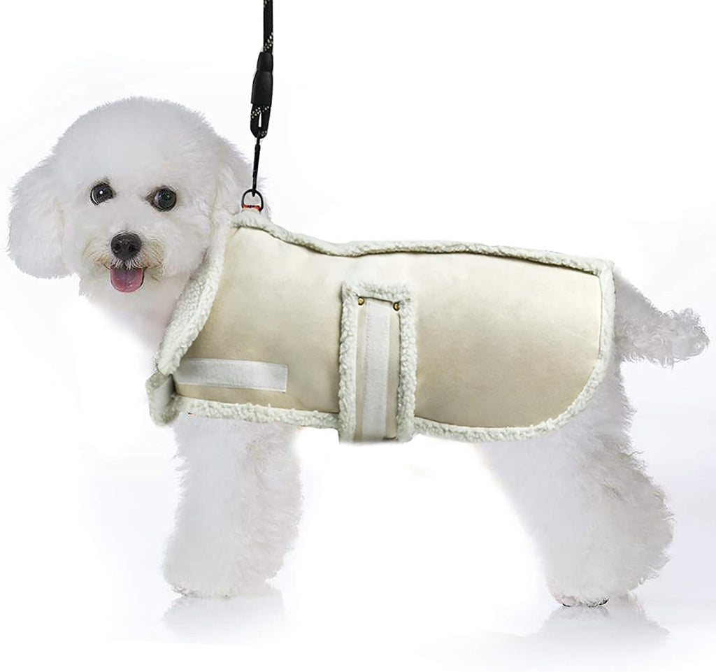 Dog Winter Jacket, Warm Windproof Dog Sweaters for Small Dogs, Thick Apparelf Fleece Coat for Medium Large Dogs (Medium)