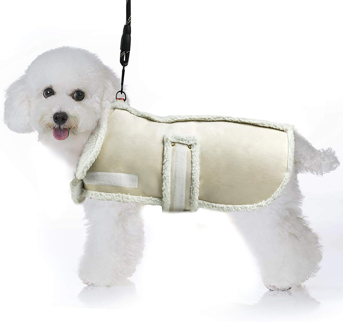 Dog Winter Jacket, Warm Windproof Dog Sweaters for Small Dogs, Thick Apparelf Fleece Coat for Medium Large Dogs (Medium)