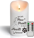 Pet Memorial Gifts for Dogs Cats Loss of Dog Sympathy Gift, Sympathy Candle for Doggie, Condolence Present for Pet Lovers, Friends to Remember Doggie, Marking Bereavement And Grief(4" x 7")
