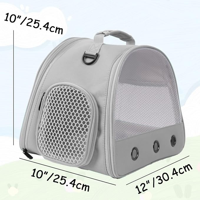 Guinea Pig Carrier Backpack, Bunny Rat Bird - Image 3
