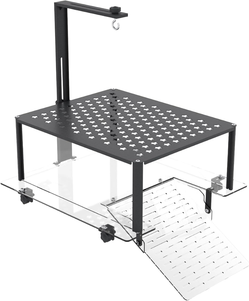 Turtle Basking Platform for 17-20 in Wide Aquarium, UVB Light Mount