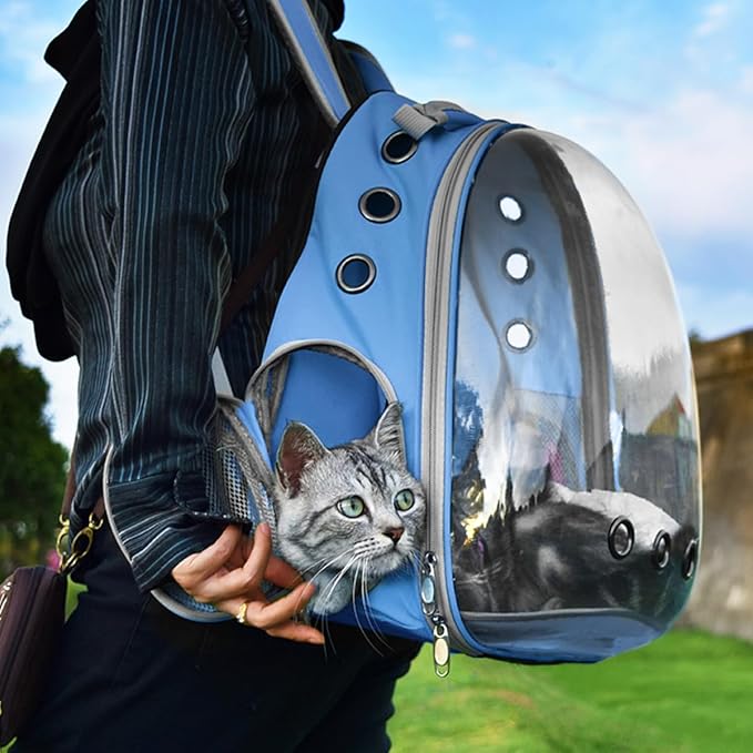 Cat Backpack Carrier Back Expandable Bubble Pet Carrier Backpack - Image 7