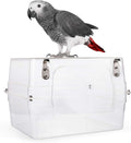 Colorday Large Bird Bath for Cage, Parrot Bath for Parakeet, African Grey, Amazon, Conure, Cockatiel(13X11X8 inch)