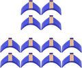 Mipcase Pigeon Perch Solid Wood Plastic Blue 12-pack