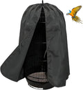 QBLEEV Round Parrot Birdcage Cover, Pet Universal Blackout Cage Cover Shade