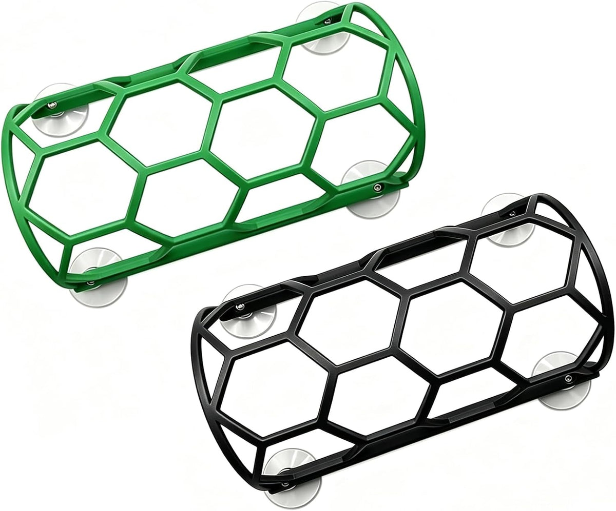 2 Pack Reptile Honeycomb Climbing Shelf, Green & Black
