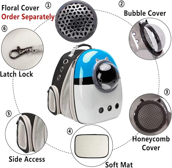 Expandable Cat Carrier Backpack, Backpack - Image 3