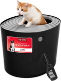 IRIS USA Cat Litter Box, Large Top Entry by IRISUSA