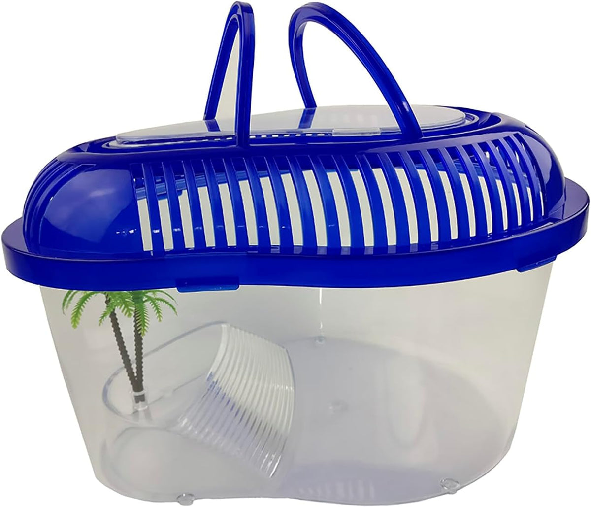 OMEM Portable Reptile House Terrarium Habitat Clear and Breathable (Small)