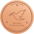 1Pack Bird Bath Copper Purification Disk | 0.6mm Reinforced 99.9% Pure Copper | by Unknown