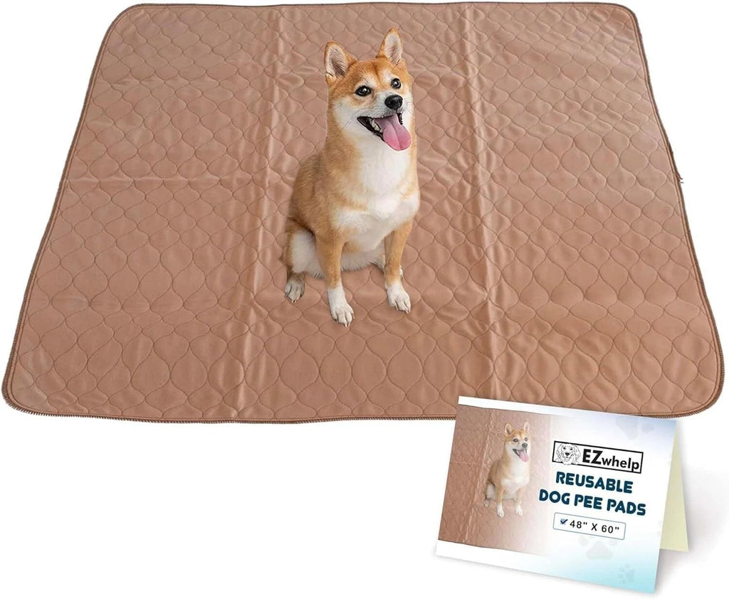 EZwhelp Reusable Dog Pee Pad, Waterproof Mat 41x41 in w/Grommets, 1 Pack