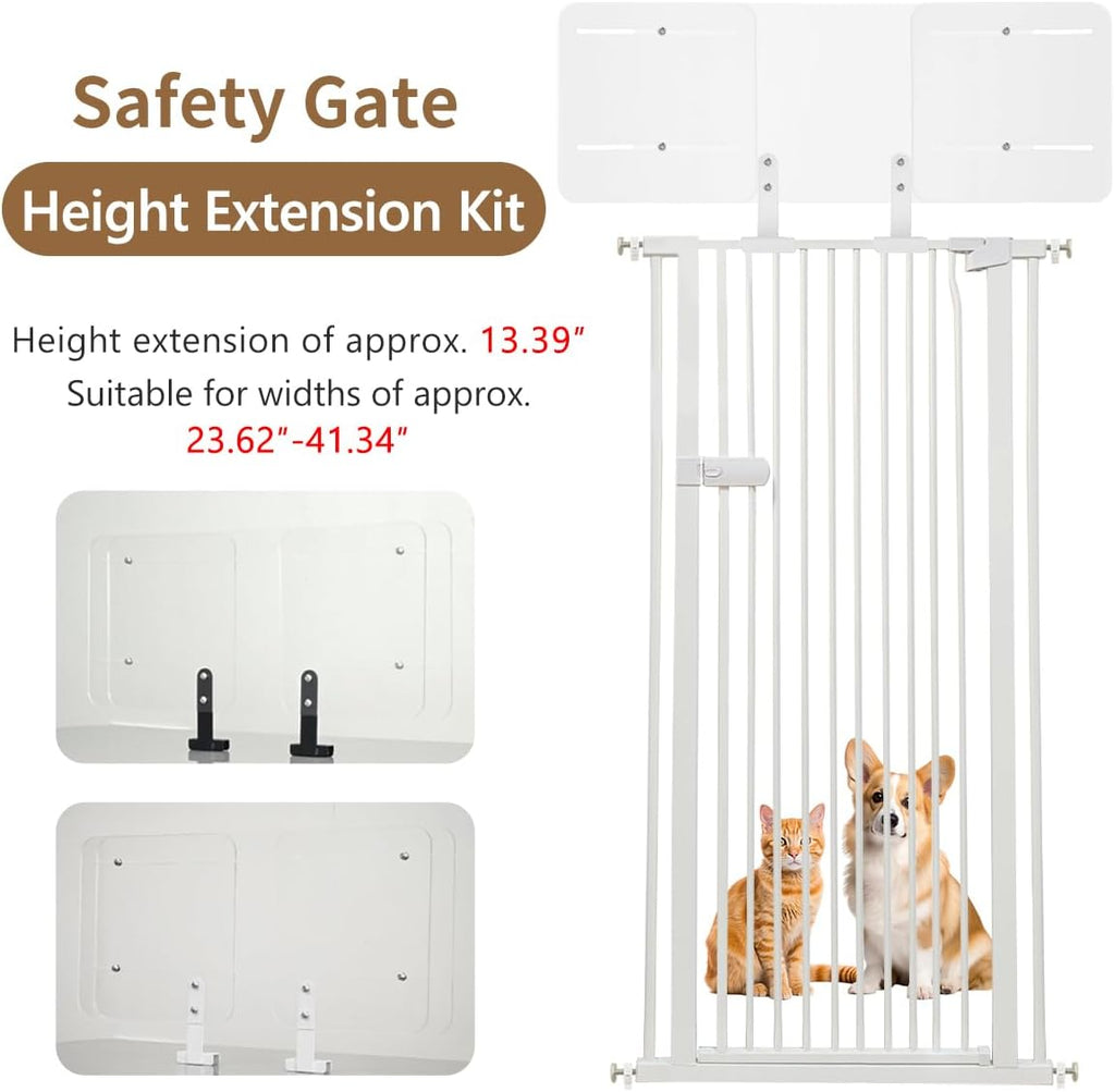 Lumizone Pet Gate Height Extension Kit 13.4" H White