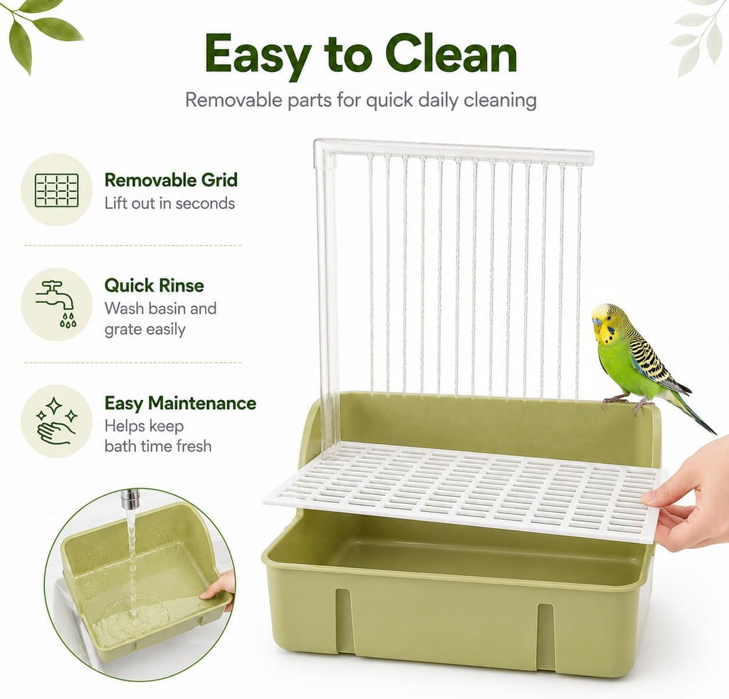 Automatic Bird Bath with Pump
