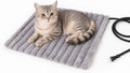 Pet Heating Pad for Cats Dog Electric Heated Bed Mat Indoor Outdoor Chew Resistant Cord Auto-Constant Temperature MET Safety Listed Electric Kitten Warming Pad for Pets Puppy Animals-15.7x19.7in