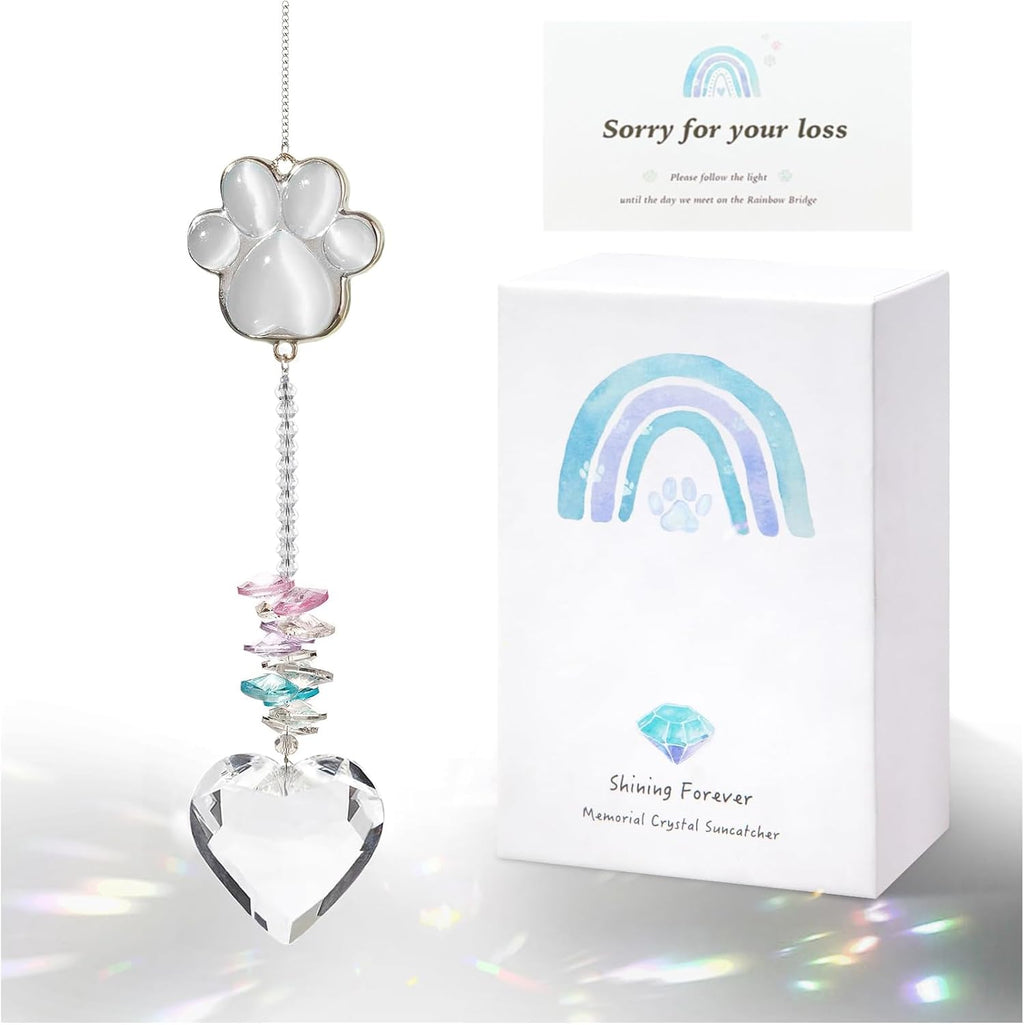 Dog Memorial Gifts, Loss of Dog Sympathy Gift, Pet Memorial Suncatcher