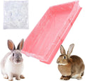 50 Pack Disposable Rabbit Litter Box Liners Disposable Rabbit Cage Cover Liner Waterproof Plastic Wrap for Guinea Pig Training Potty Tray Bunny Litter Pan Trainer Corner Pellet Bedding Toilet