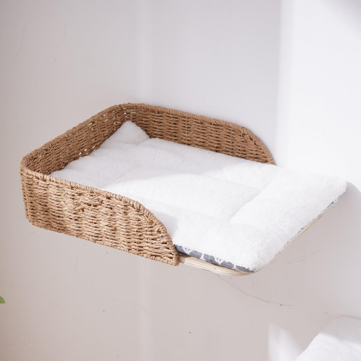 SHENGOCASE 2-Pack Wall Mounted Cat Bed Perch