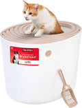 IRIS USA Cat Litter Box, Large Top Entry by IRISUSA