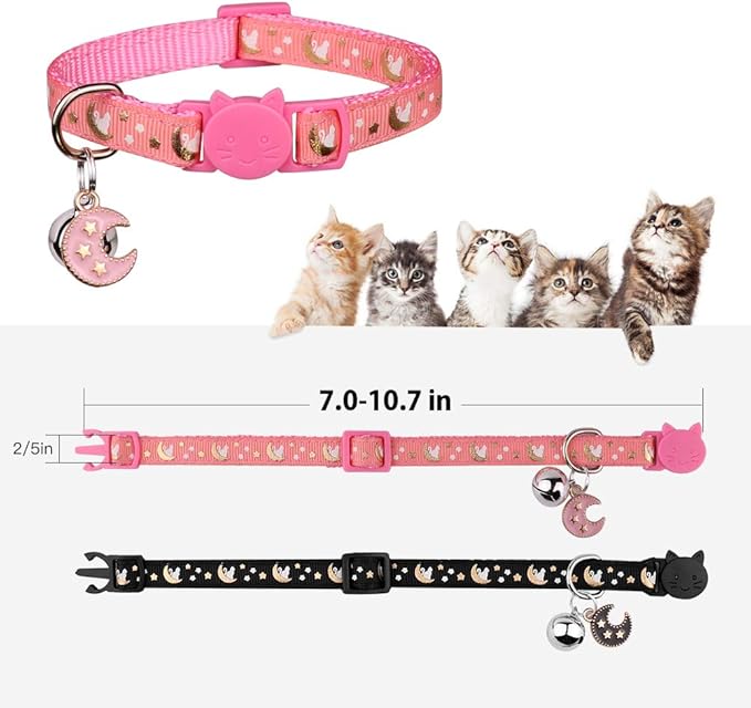 2Pcs Breakaway Cats Collars Cat Collars - Image 3
