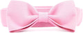 Segarty Dog Bowtie Collar for Neck Girths 12.6-18.1 inch, Adjustable Pink by Segarty