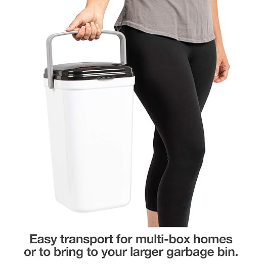 PetFusion Portable Cat Litter Disposal; Innovative Dog Poop Trash Can - Image 9