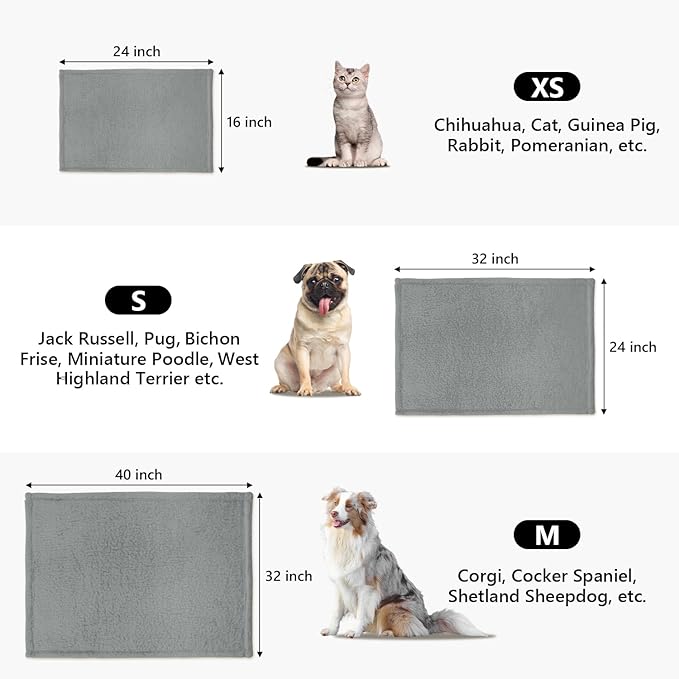 furrybaby 1 Pack 2 Puppy Blankets - Image 4