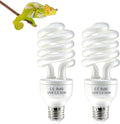 2 Pack E26 5.0 UVA UVB Reptile Light Bulb