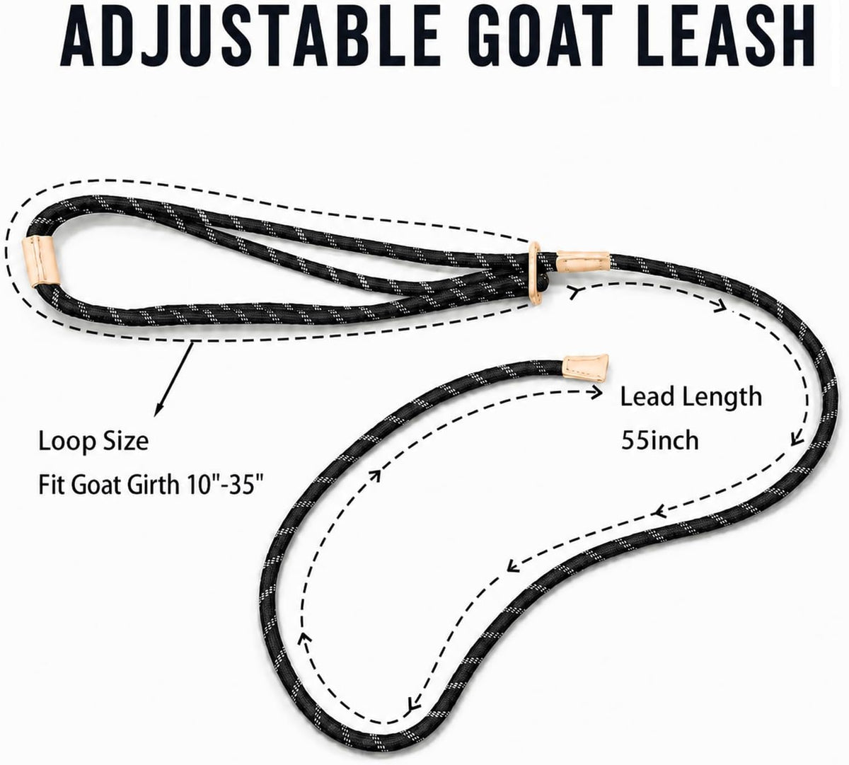 Goat Harness Leash for Mini Goat, Mini Pig