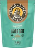 Scratch and Peck Feeds | Layer Grit for Chickens & Ducks | 7 lb Pouch