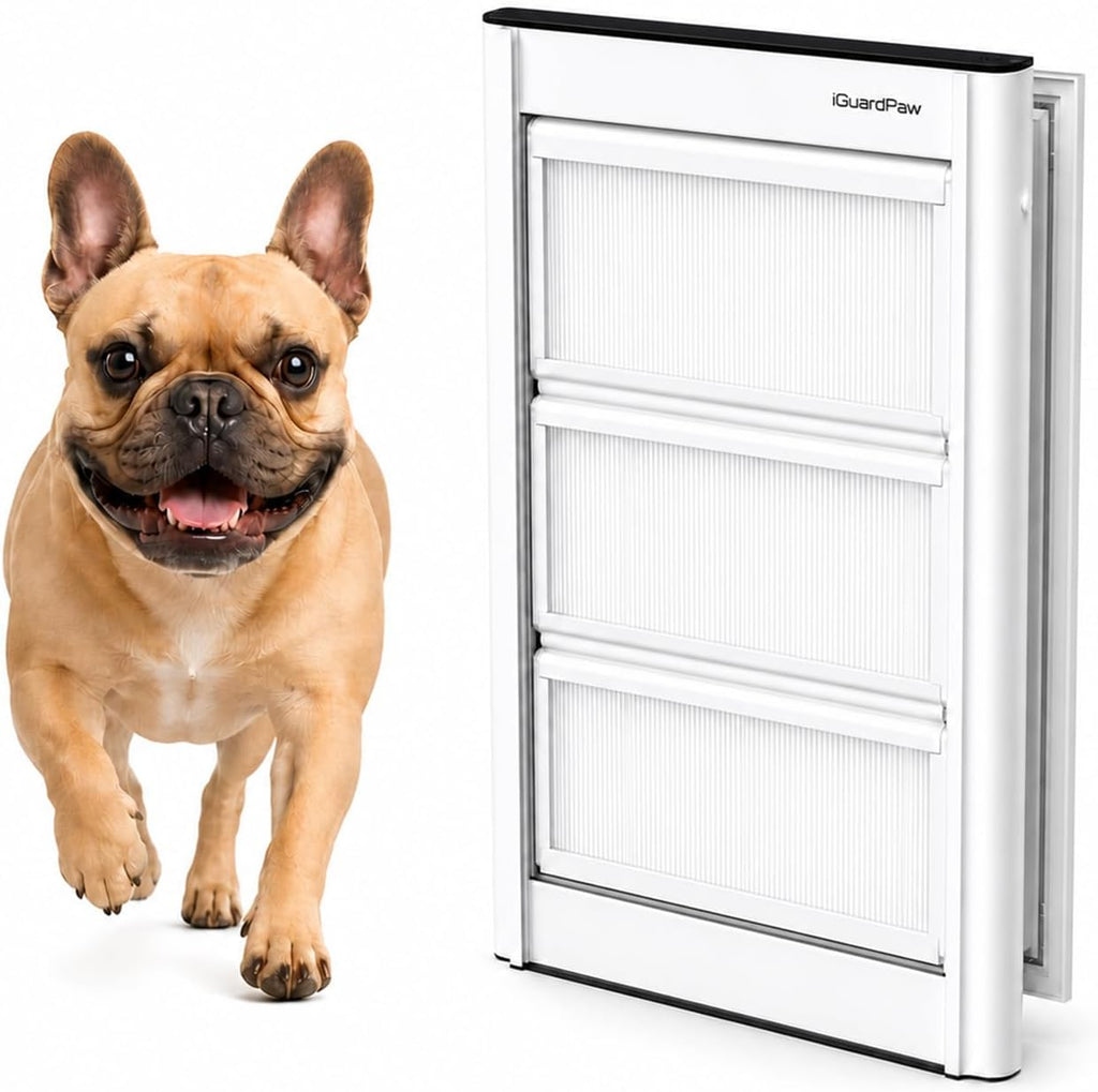 Dog Door for Interior/Exterior Doors, Durable Flap, Medium