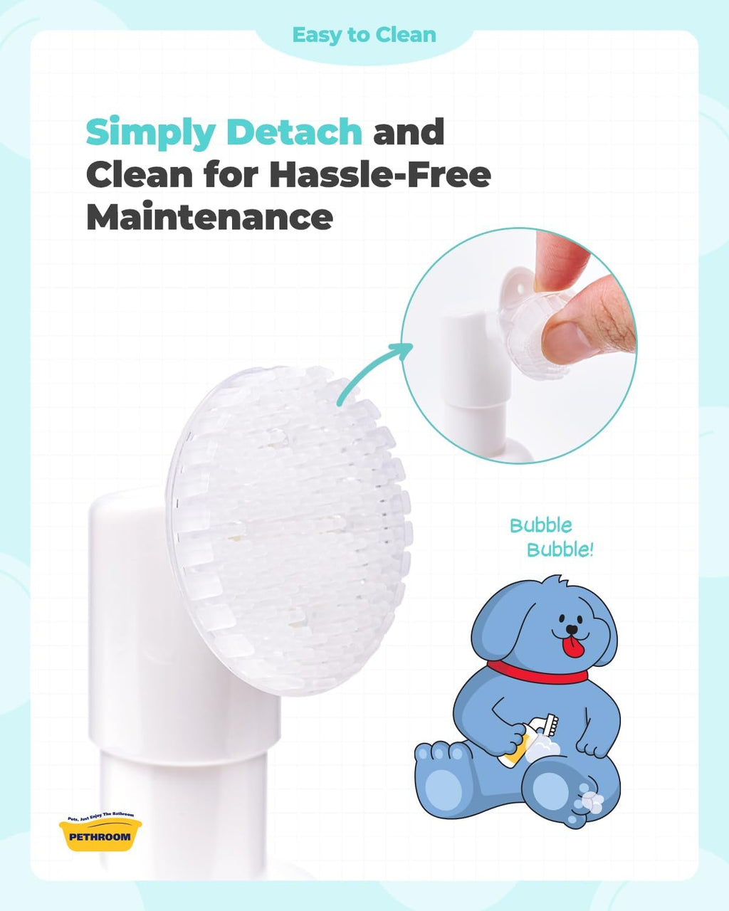 PETHROOM Zero Waterless Shampoo Foaming No-Rinse Dog Paw Wash