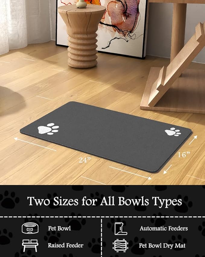 Pet Feeding Mat-Absorbent Dog Mat - Image 7