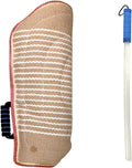 Dog Bite Training Set Professional Dog Bite Sleeve Arm with Whip Agitation Stick for Dogs Training Equipment Protection for Biting Playing Tugging Toy Interactive Pitbull German Shepherd Puppy K9