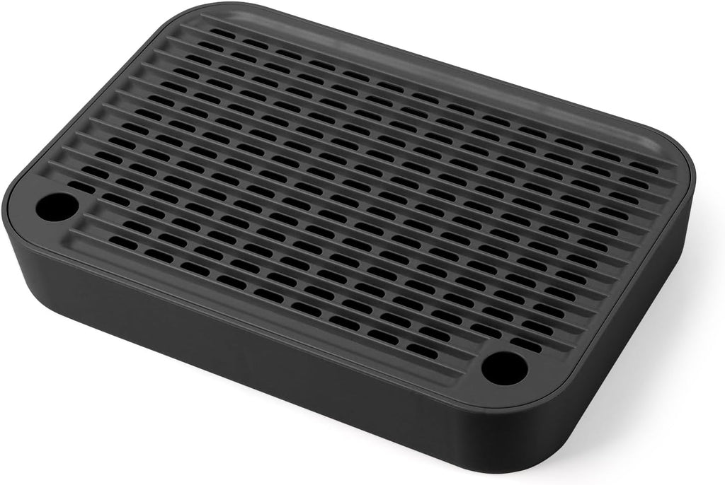 Cat Litter Box Step with Filter Function, Non-Slip Cat Step, Black