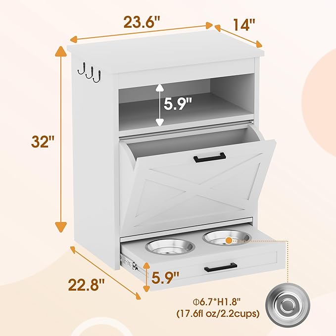 Modern Dog Food Storage Cabinet - Image 4