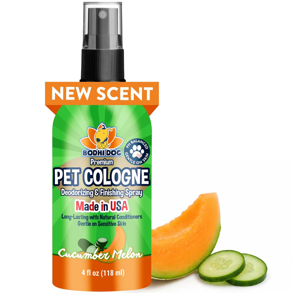 Bodhi Dog Premium Dog Cologne - Deodorizing Dog Perfume & Conditioner for Dogs & Cats - Natural Long Lasting Spray - Keeps Pets Fresh All Day - Gentle, Safe Formula, Made in USA (Sugar Cookie 4 Fl Oz)