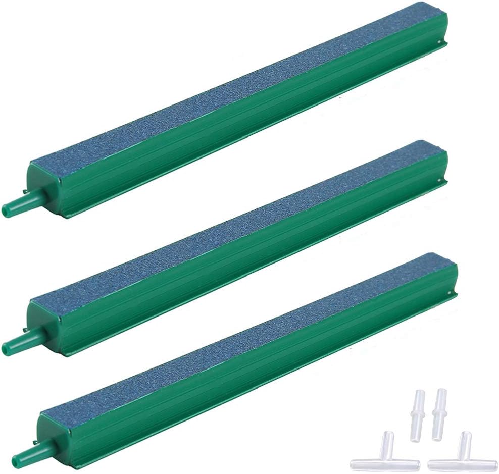 ALEGI Fish Tank Air Bubble 3-Piece Air Stone Bars for Aquarium,16 inch