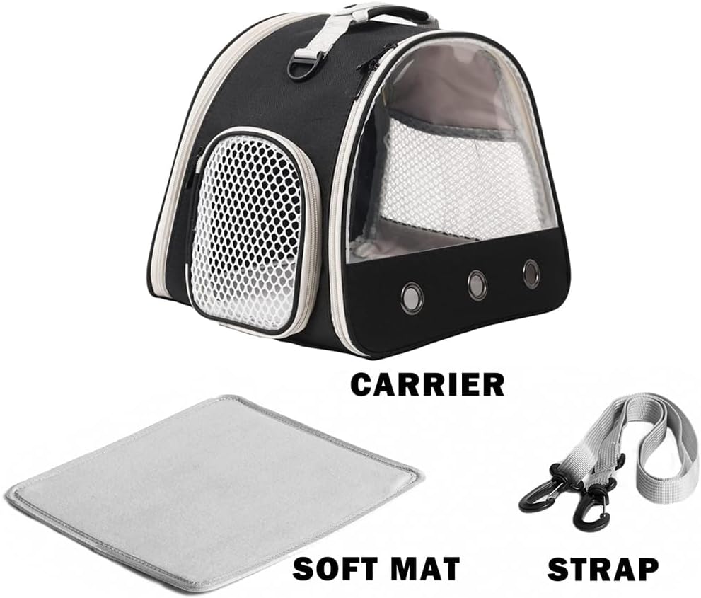 2-Pack Guinea Pig Carrier and Playpen Set - Breathable Pet Playpen Pop Open Outdoor/Indoor Exercise Fence, Portable Small Animal Backpack for Bearded Dragon, Rabbits, Hamster, Chinchillas