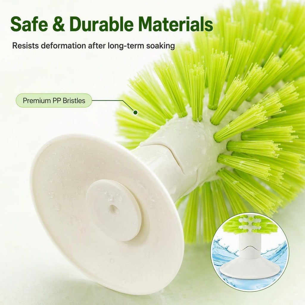 8 PCS Turtle Tank Accessories Set Turtle Brush with Suction Cup, Handle Scrub Brush, Feeder Ball,Floating Lotus Leaves,Feeding Ring