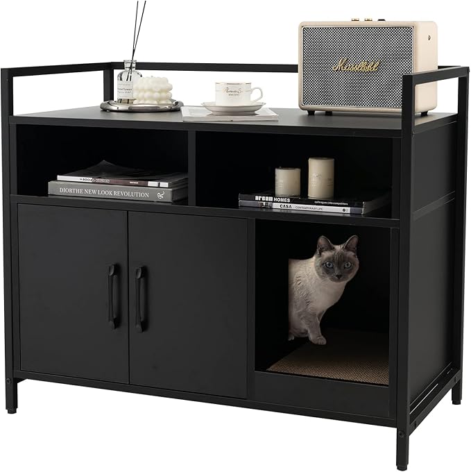 Giantex Cat Litter Box Enclosure by Giantex