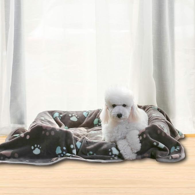 Allisandro 350 GSM-Super Soft and Premium Fuzzy Flannel Fleece Pet Dog Blanket - Image 6