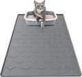 Cat Litter Box Mat, Large 34" X 22" Cat Litter Mat, Waterproof Silicone Pad by Garoopion