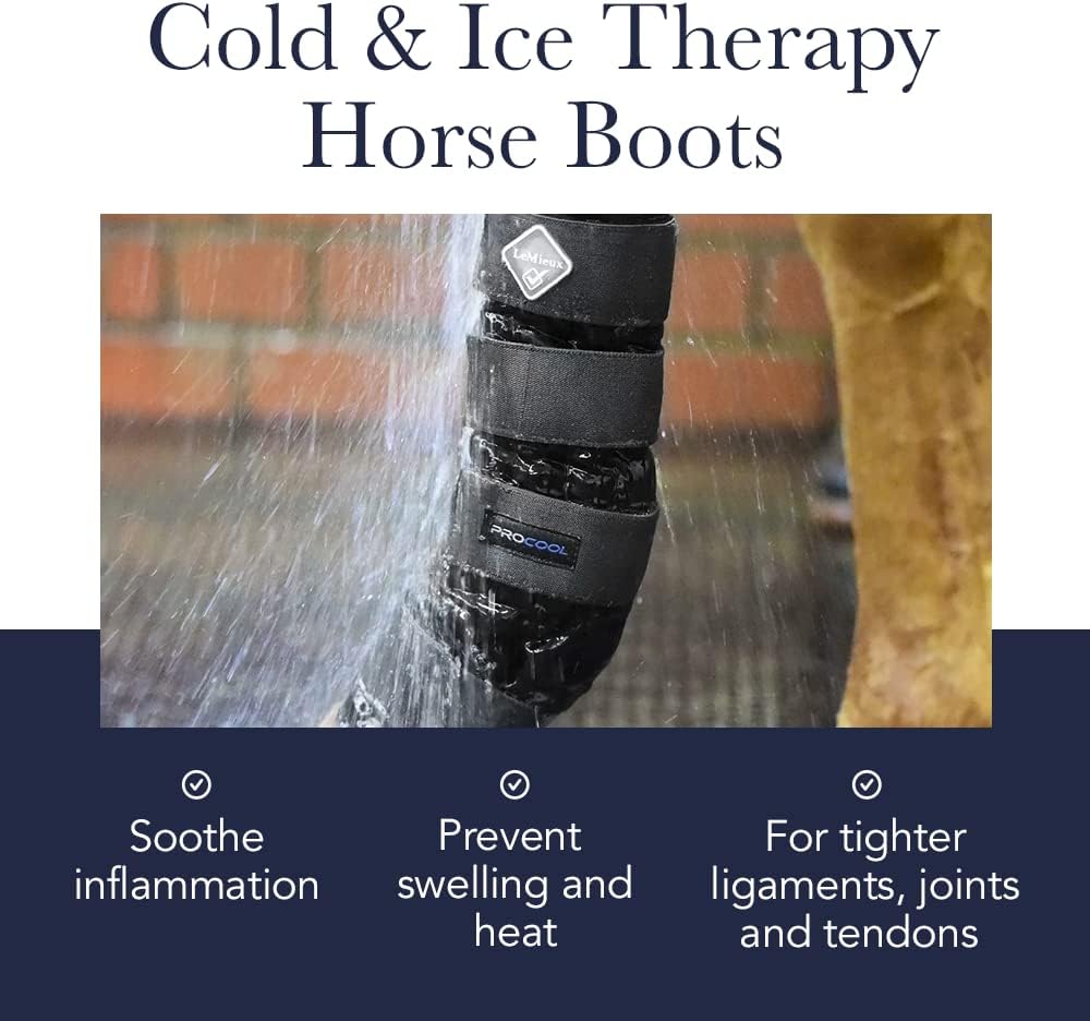 LeMieux Arctic Ice Therapy Horse Boots - Protective Gear and Training Equipment - Equine Boots, Wraps & Accessories