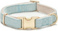 Soft Cotton Hemp Dog Collar by YUDOTE